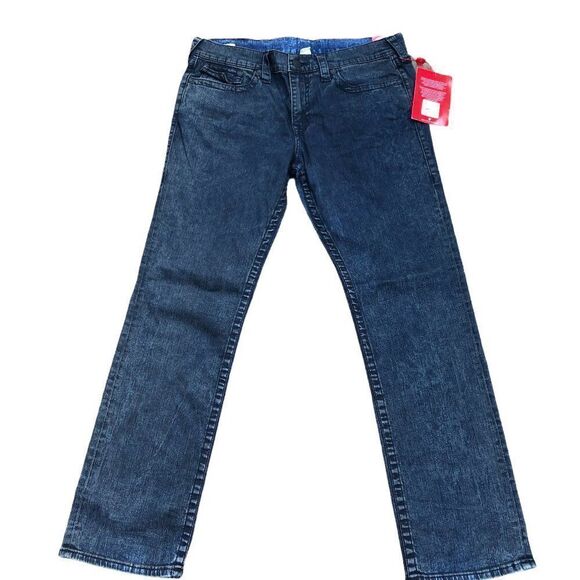 Brand New True Religion Jeans Size 36 RICKY FLAP T Blue - Picture 8 of 9